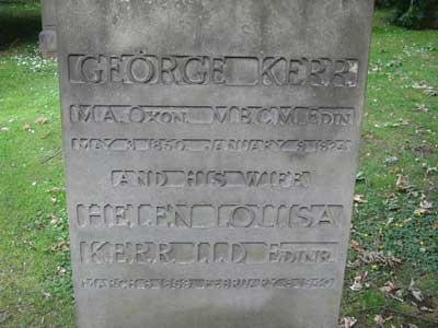 Helen louisa Kerr gravestone